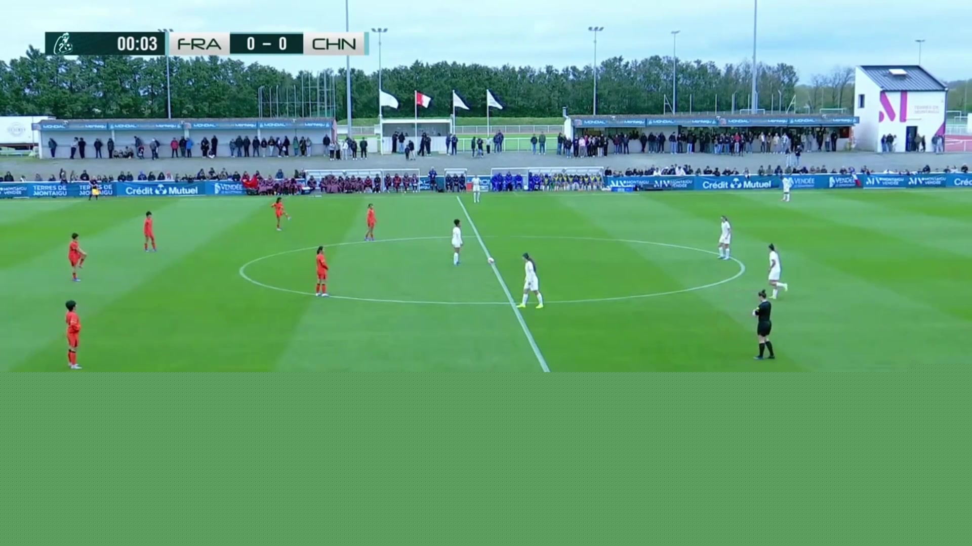 集锦蒙太古杯-周瑾彤任意球破门何风清扬建功 U16女足2-1法国
